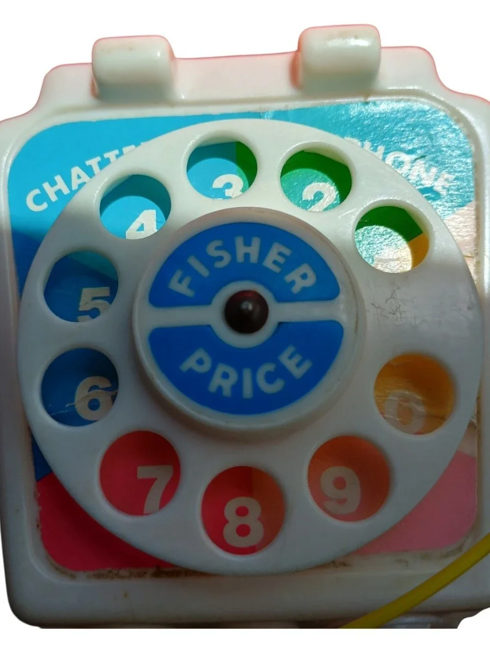 1985 Fisher-Price Chatter phone and Classic Pull-Along Phone Toy